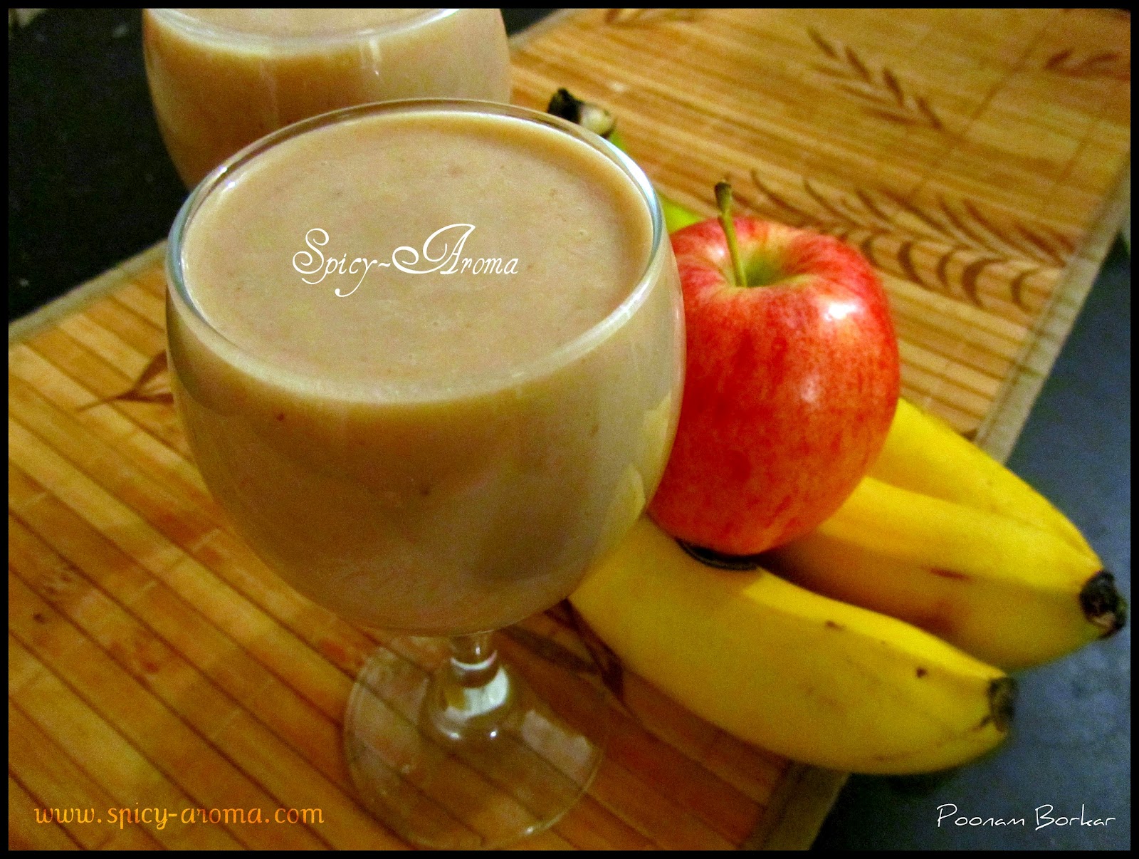 apple banana milkshake